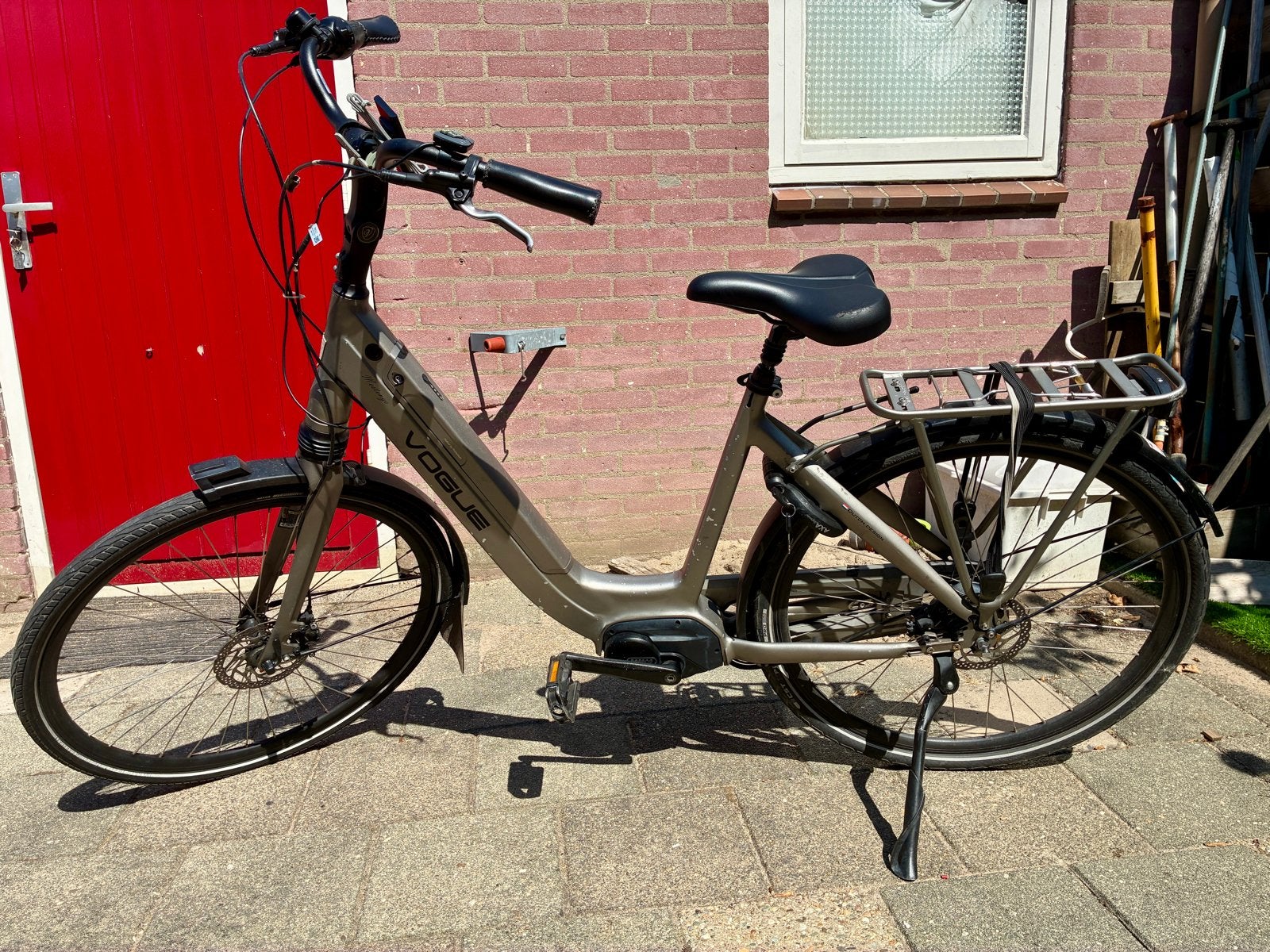 Vogue Mestengo elektrische fiets - Motor en accu vervangen, Gebruikt, 47 tot 51 cm, 50 km per accu of meer, Ophalen