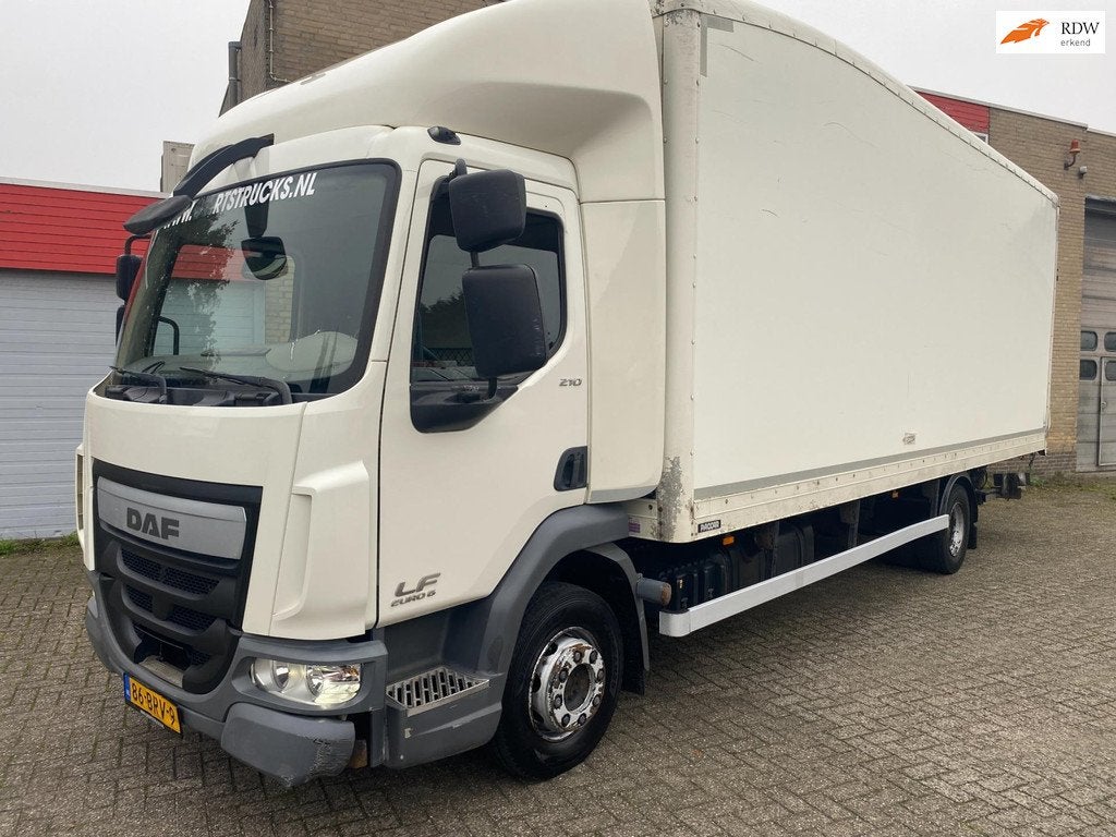 DAF LF 210 FA, Auto's, Vrachtwagens, Automaat, Euro 6, Wit, Bedrijf