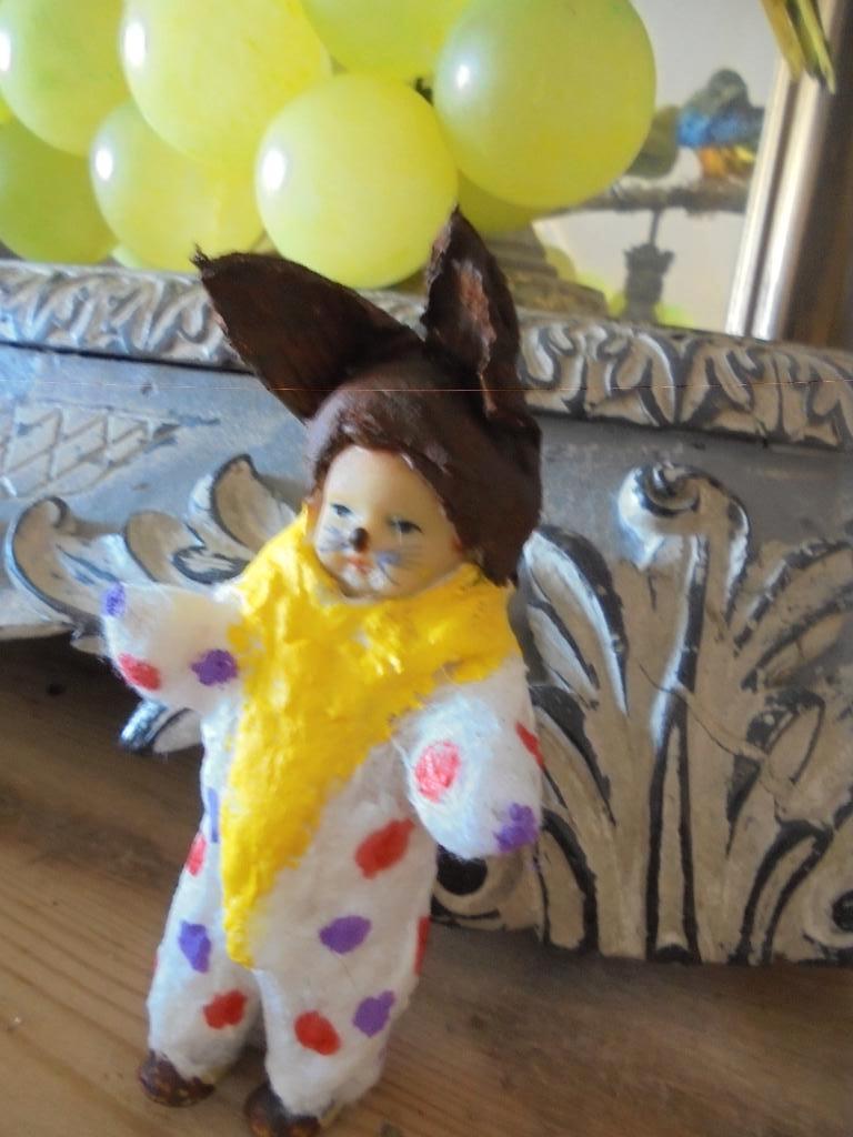 wattenpopje, paashaasje, pasen, Antiek en Kunst, Curiosa en Brocante, Ophalen of Verzenden