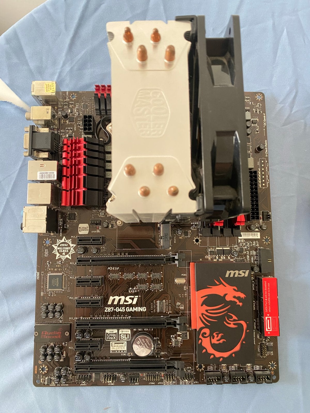 MSI Z87-G45 Gaming Moederbord met i5 en 16GB RAM, Gebruikt, DDR3, Ophalen of Verzenden, Desktop