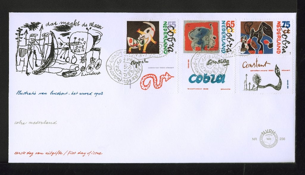 FDC 'Cobra' 1988, Ophalen of Verzenden, Onbeschreven, Nederland