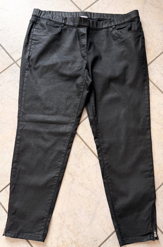 Ascari Pamela Zipp (Art 4460) zwarte jeans maat 52, Ascari, Zwart, Ophalen of Verzenden, Zo goed als nieuw