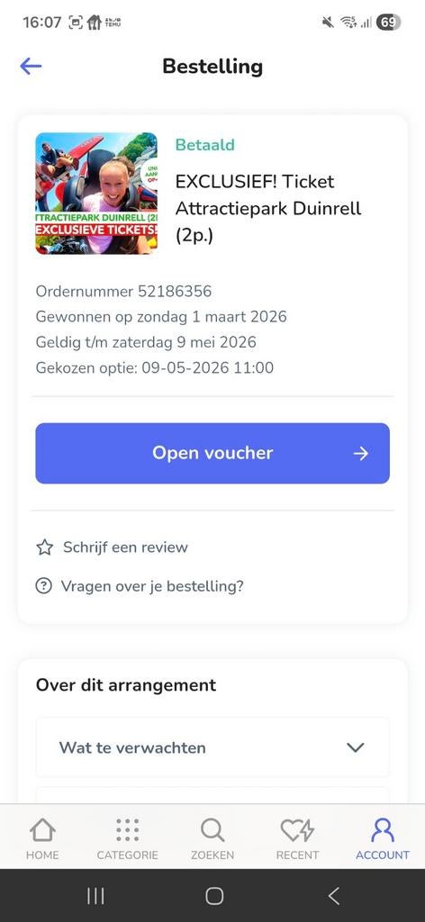 Duinrel tickets 19,95 voor 2 tickets 9 mei