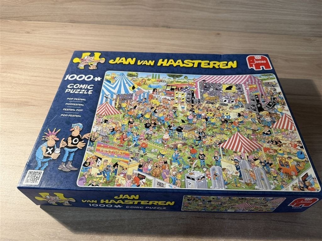 Jan van Haasteren - pop festival - 1000 stuks - s6647, Verzenden, 500 t/m 1500 stukjes, Zo goed als nieuw