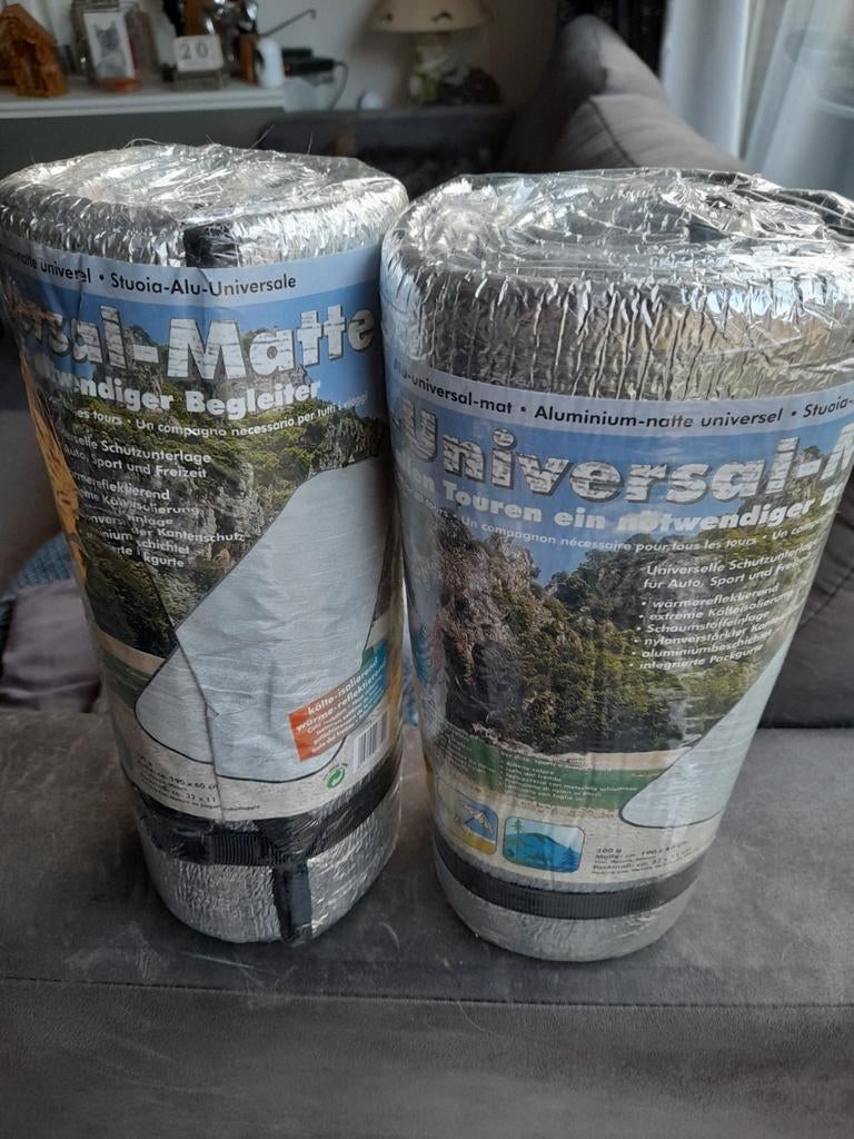 2x Alu mat. Kan onder een luchtbed voor isolatie, Ophalen, Nieuw