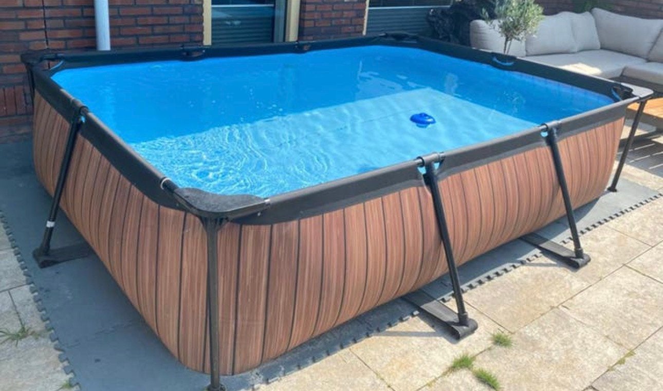 Zwembad 1,70 x 2,70 met pomp en filters, zo goed als nieuw, Tuin en Terras, Zwembaden, Ophalen, Minder dan 80 cm, Opzetzwembad