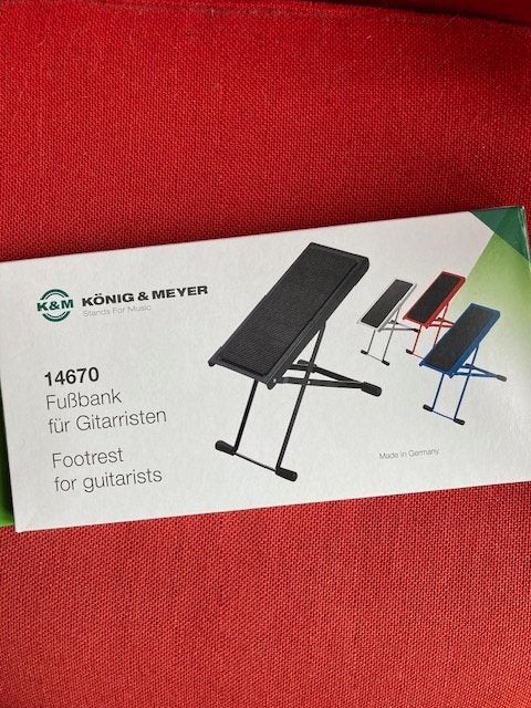 voetenbank voor gitaristen, Ophalen of Verzenden, Nieuw, Akoestische gitaar