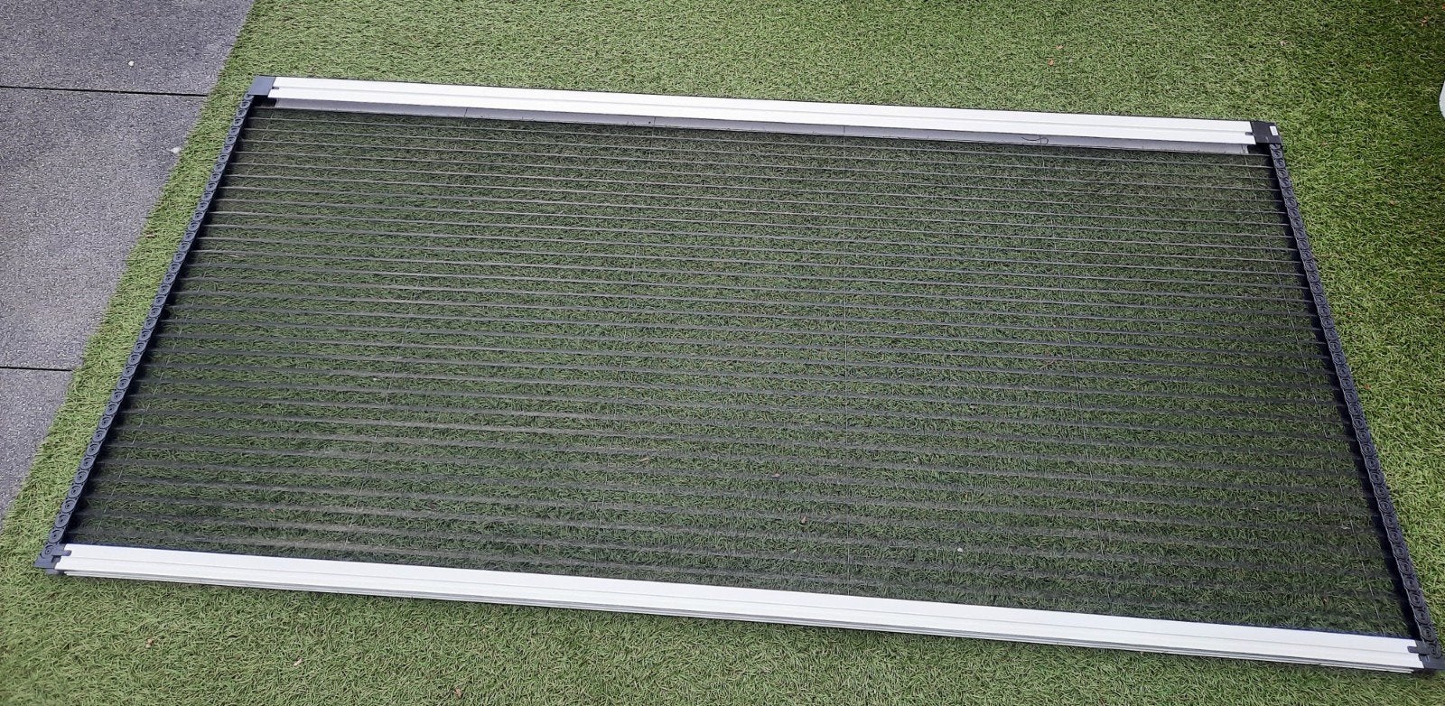 plissé hordeur Toppoint RAL 9010 - 879x2027mm, Ophalen