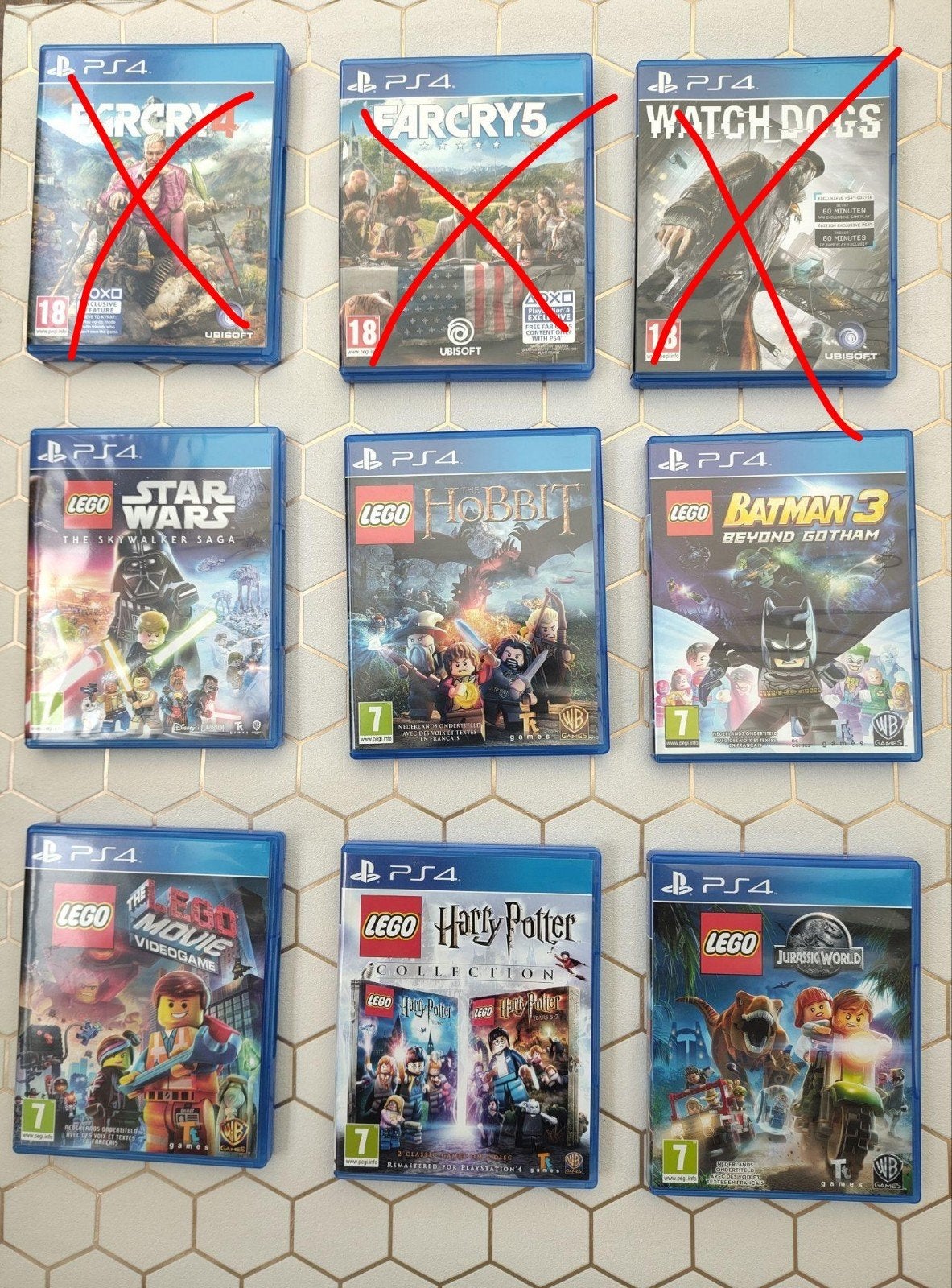 Grote collectie PS4 games: witcher, Lego, Assassin's Creed, Avontuur en Actie, Online, Gebruikt, Vanaf 18 jaar