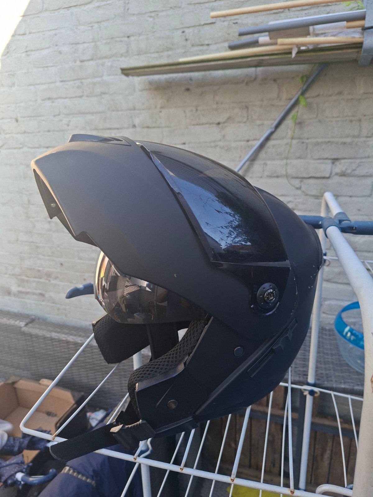 Mooie helm zo goed als nieuw, Ophalen of Verzenden, Benzine, Overige modellen