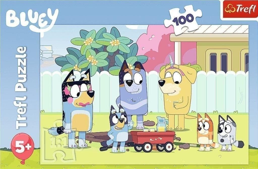 Bluey Puzzel - 100 stukjes - Trefl Legpuzzel, Nieuw, Nvt, Nvt, Nvt