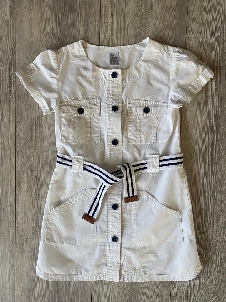 ZARA wit jurkje maat 110, Meisje, Ophalen of Verzenden, Zo goed als nieuw, Zara