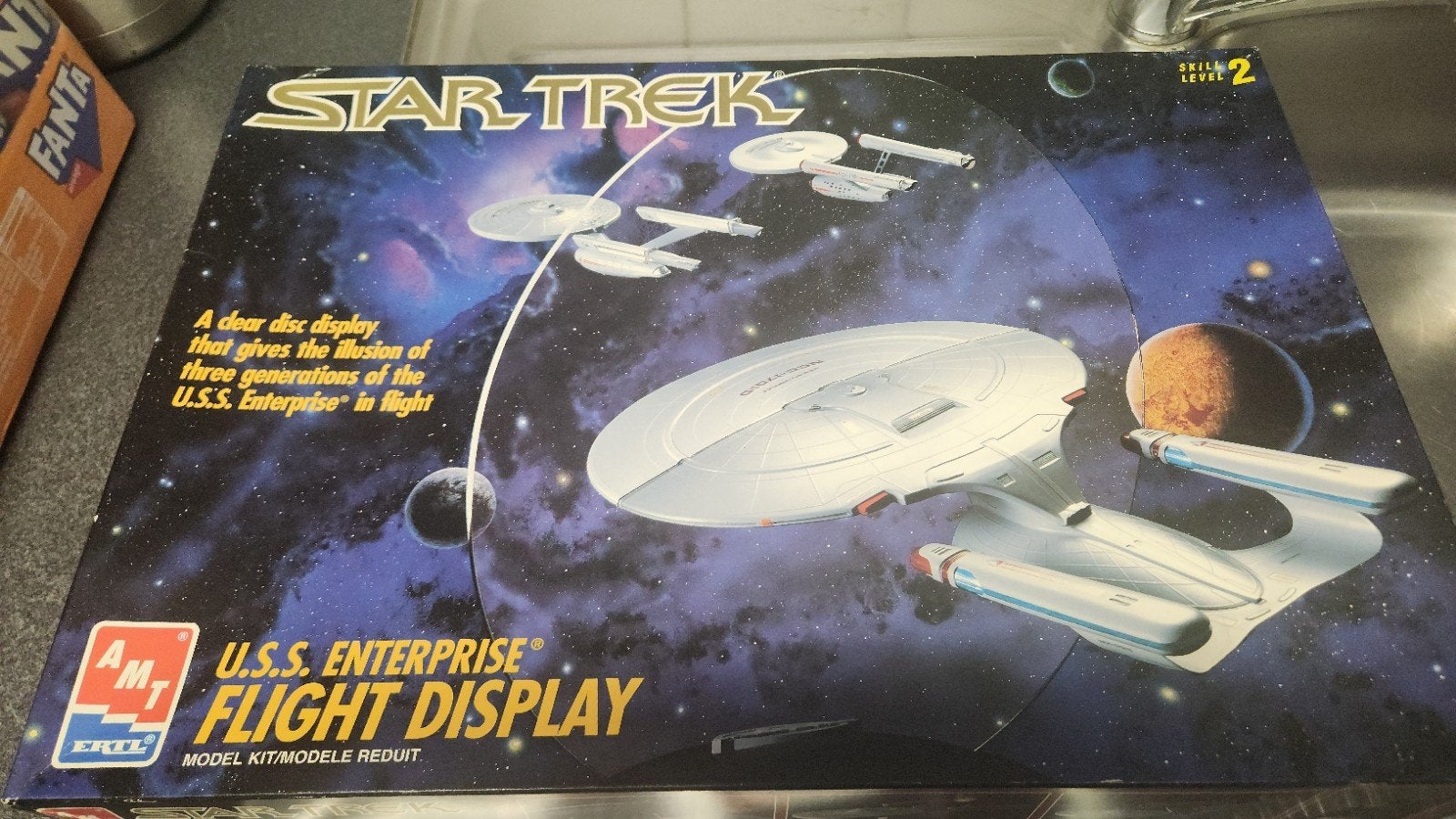 Star Trek U.S.S. Enterprise Flight Display Model Kit, Ophalen of Verzenden
