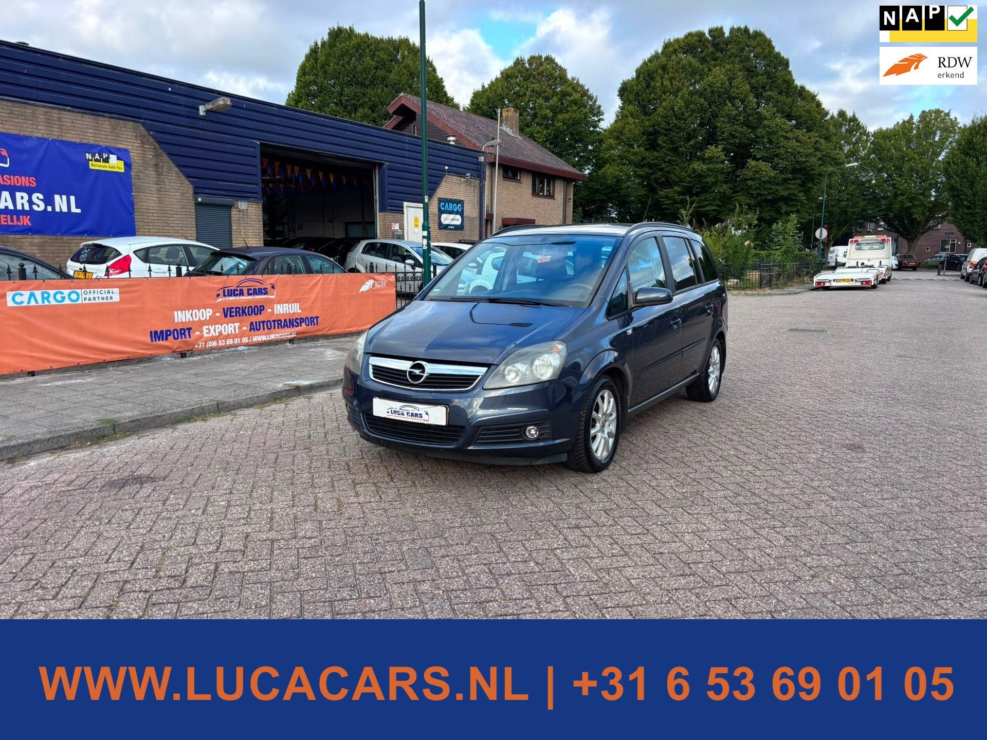 Opel Zafira 2.2 Temptation Aut 2X SLEUTEL + BOEKJES!, Auto's, Opel, Gebruikt, 4 cilinders, 150 pk, 7 stoelen