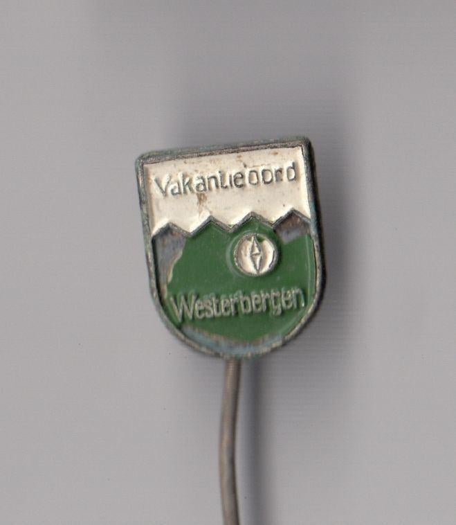 Westerbergen Vacantieoord speldje, Gebruikt, Niet vindbaar, Niet vindbaar, Speldje of Pin
