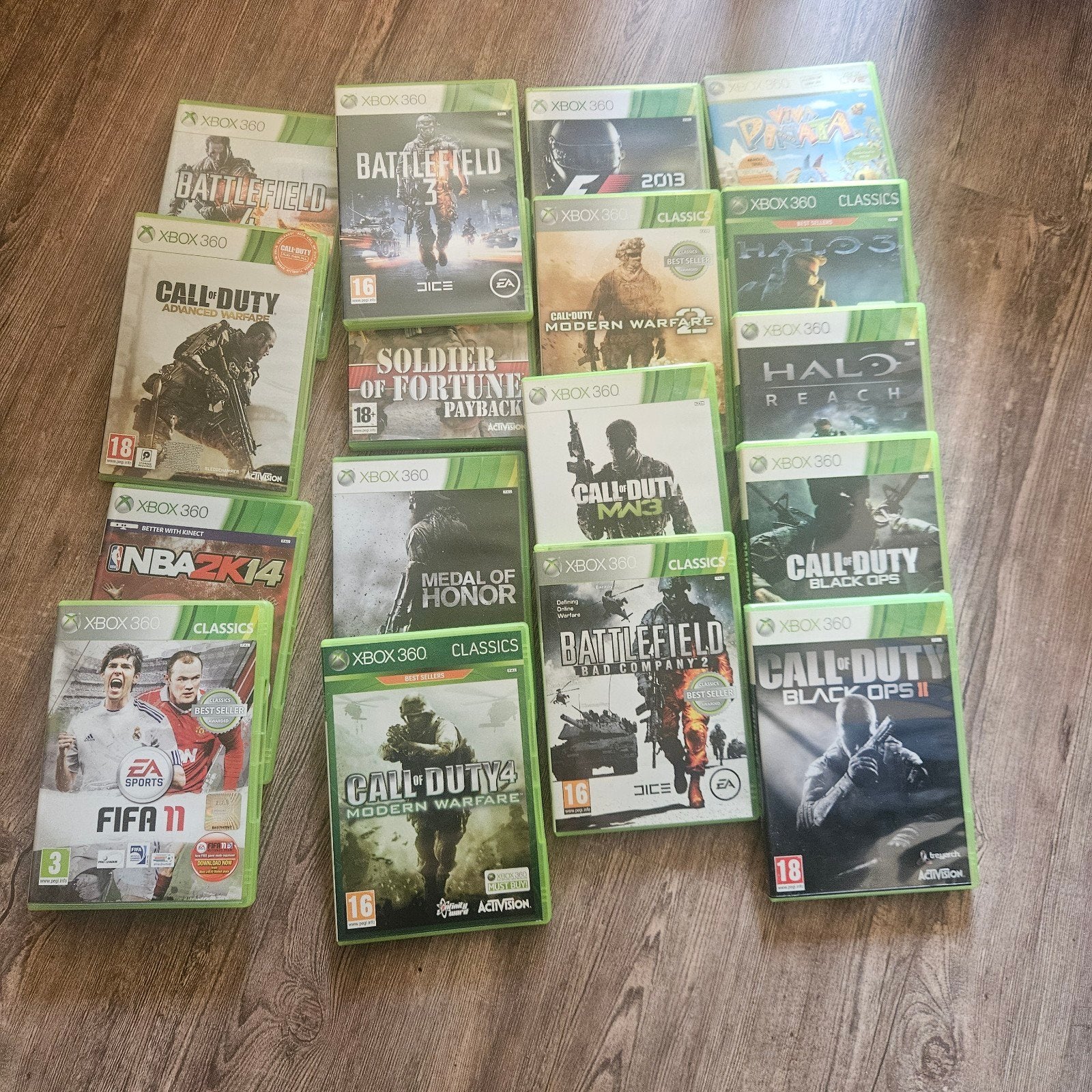 Collectie Xbox 360 games (voornamelijk shooter), Ophalen of Verzenden
