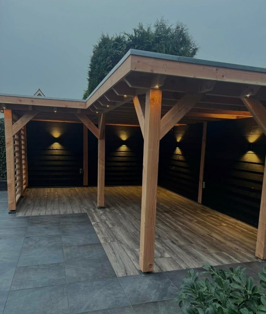 Houten overkapping, Verzenden, Nieuw, Veranda
