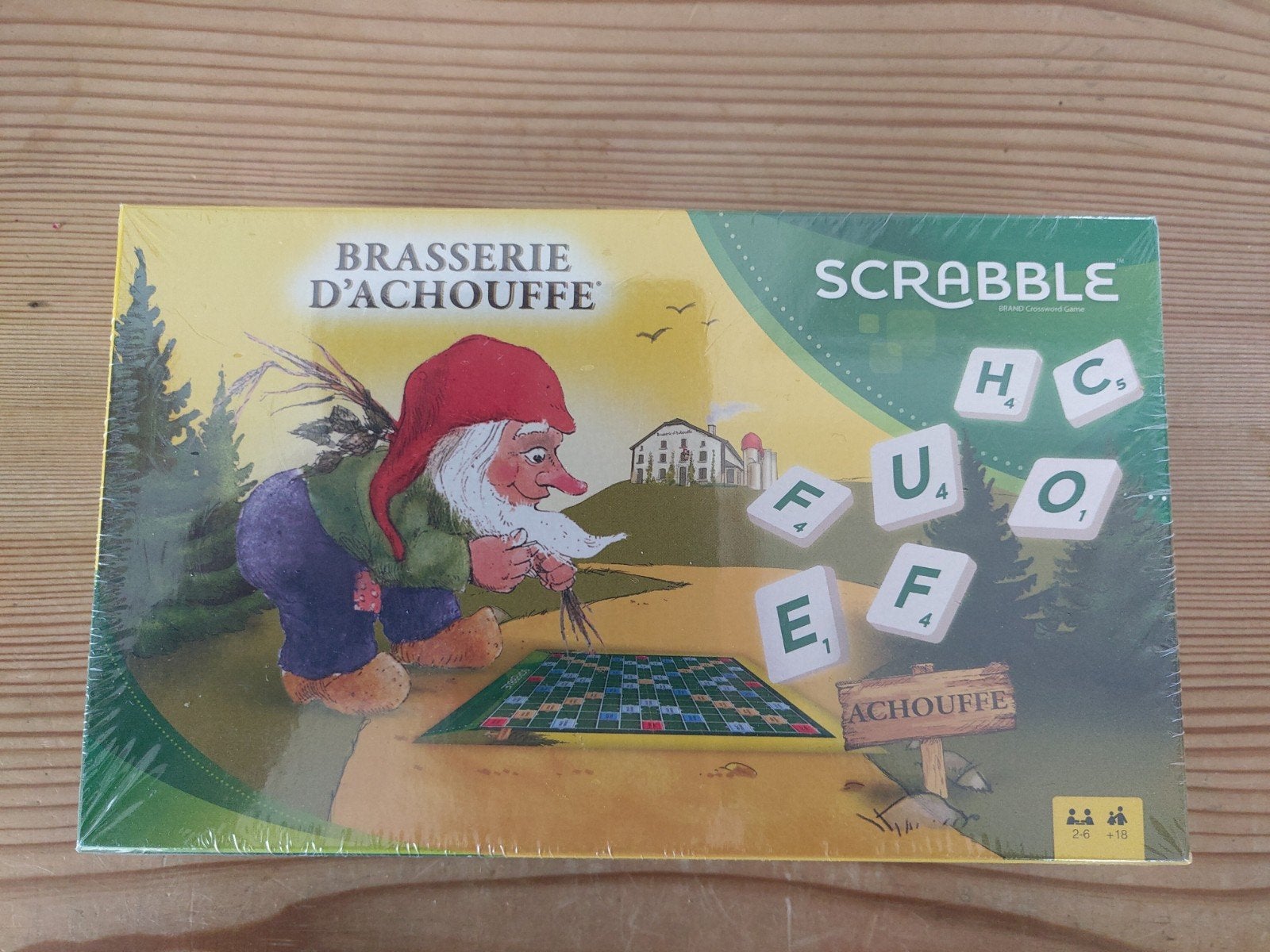La Chouffe scrabble nieuw in seal, Verzamelen, Biermerken, Ophalen of Verzenden, Nieuw, Overige typen, Overige merken