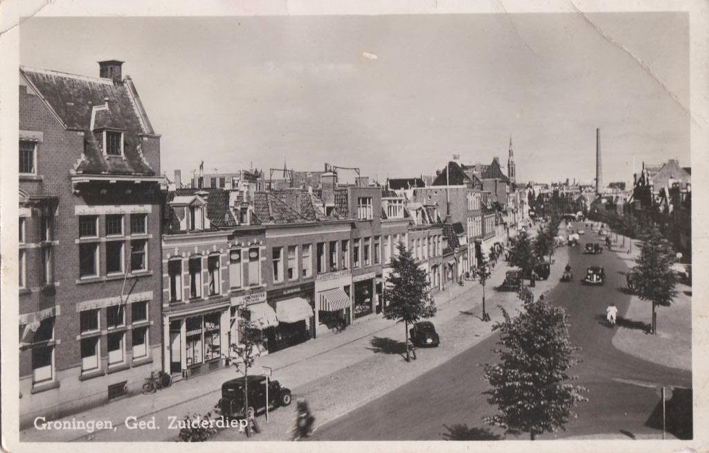 groningen  ged  zuiderdiep  1953 auto s, Ophalen of Verzenden, Voor 1920, Noord-Brabant