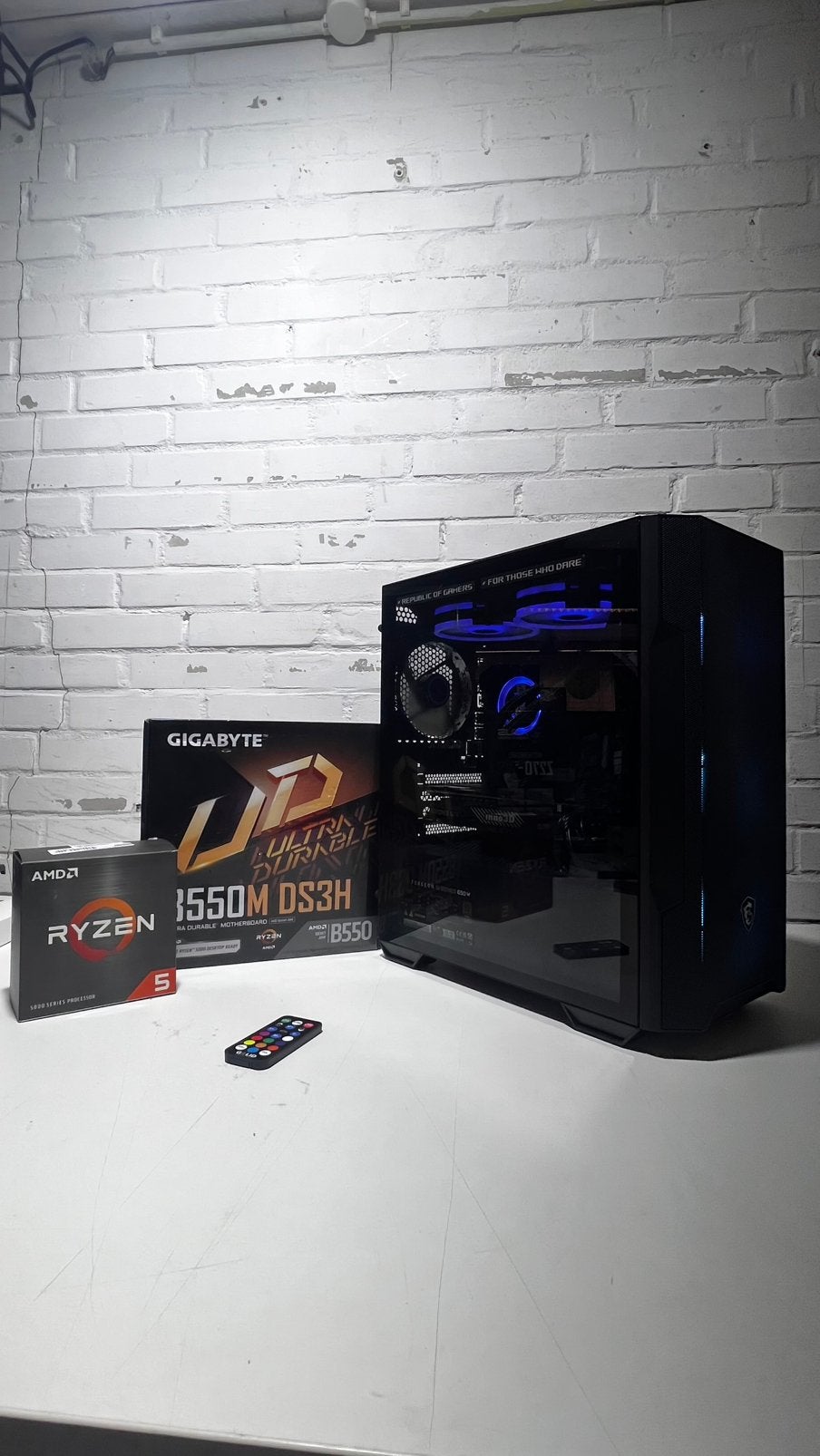 Game PC Ryzen 5 5600 GTX 1080 Ti 11GB 16GB DDR4 2TB SSD, Computers en Software, Zo goed als nieuw, 2 TB, E, Gaming