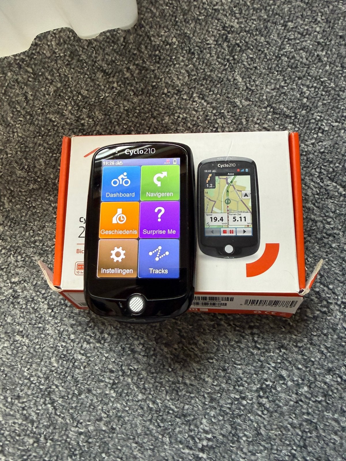 Mio 210 Cyclo fietsbavigatie 1x gebr. Compl in doos., Fietsen en Brommers, Ophalen of Verzenden, Zo goed als nieuw