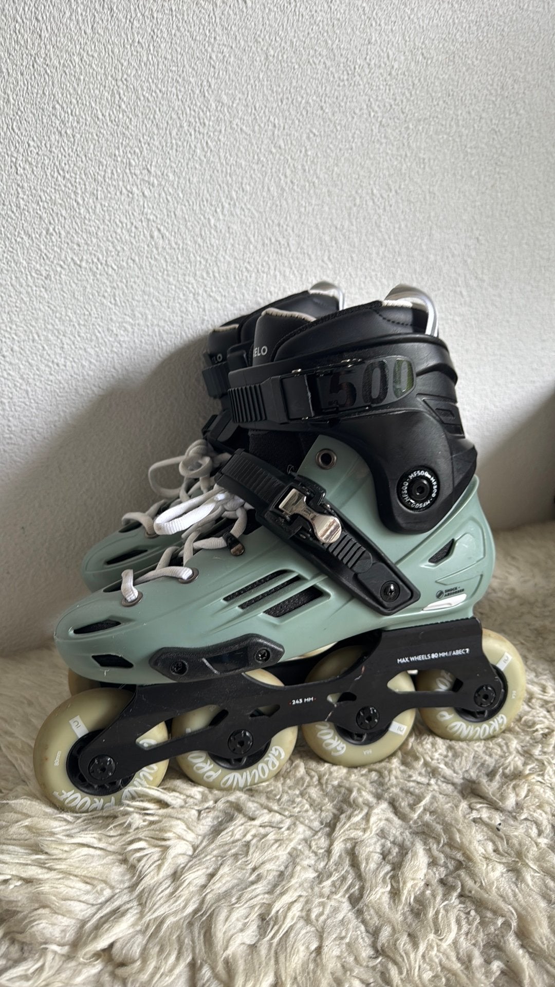 Oxelo Decathlon MF500 Inline Skates - Maat 40, Overige merken, Gebruikt, Ophalen of Verzenden, Inline skates 4 wielen