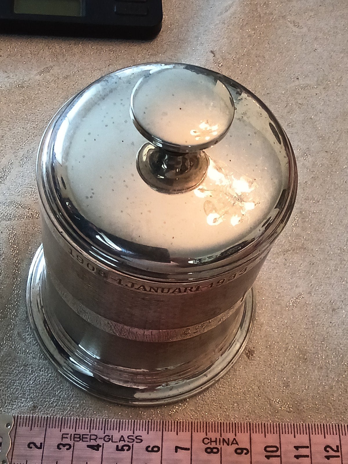 zilveren sigarette box., Ophalen of Verzenden, Gebruikt