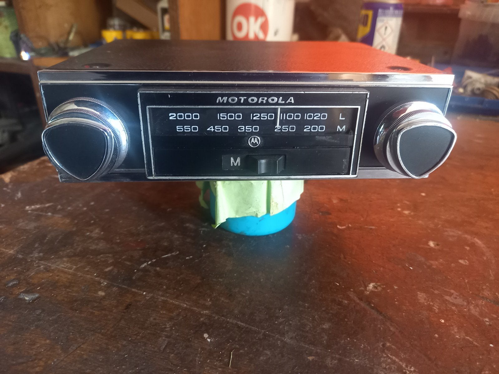 Vintage MOTOROLA Oldtimer jaren 70 Autoradio, Auto diversen, Ophalen of Verzenden