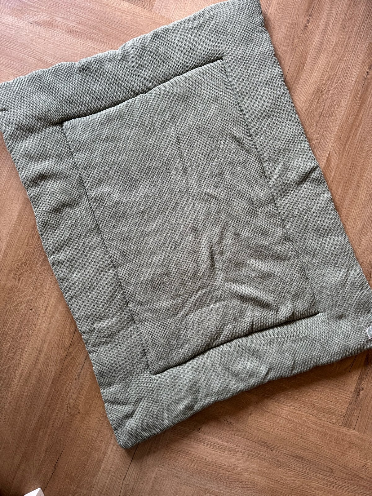 Jollein boxkleed, groen - 75x95, Kinderen en Baby's, Boxen, Ophalen of Verzenden, Gebruikt, Rechthoekig, Boxkleed