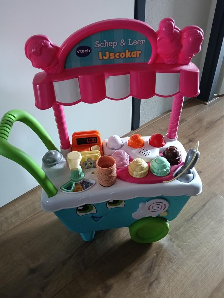 Ijscokar, Kinderen en Baby's, Speelgoed | Speelkeukens, Ophalen of Verzenden, Zo goed als nieuw, Kunststof, Speelkeuken-accessoire