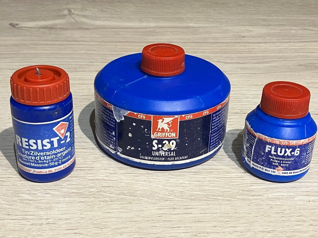 NIEUW : Soldeervloeistof + Ressist-2 + Flux-6 - 50% !!, Doe-het-zelf en Verbouw, Ophalen of Verzenden, Nieuw