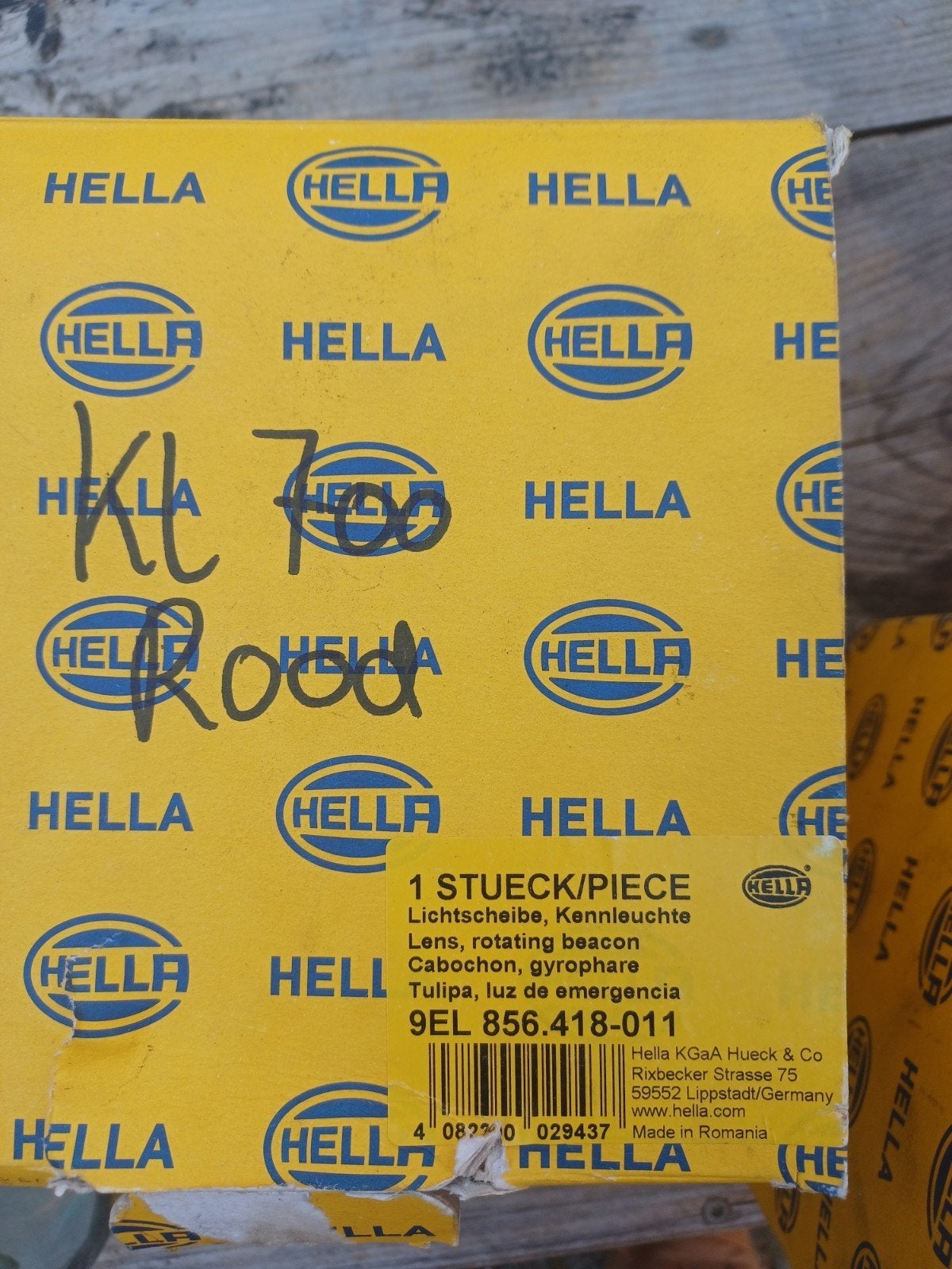 Hella KL 700 Rode Zwaailicht Kappen (2 stuks), Ophalen of Verzenden, Gebruikt, Universele onderdelen