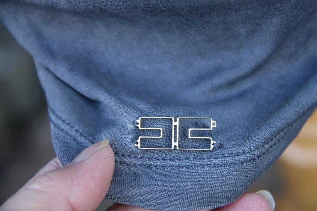 Tuniek grijs Elisabetta Franchi mt 44 Vaste prijs, Elisabetta Franchi, Maat 42/44 (L), Ophalen of Verzenden, Zo goed als nieuw