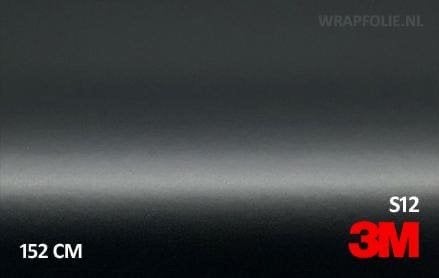 2x 3M S12  2080 Satin Black Wrapfolie - 152 CM Breed, Auto diversen, Ophalen