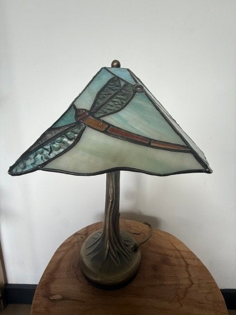 Tiffany - stijl Dragonfly tafellamp, Ophalen of Verzenden
