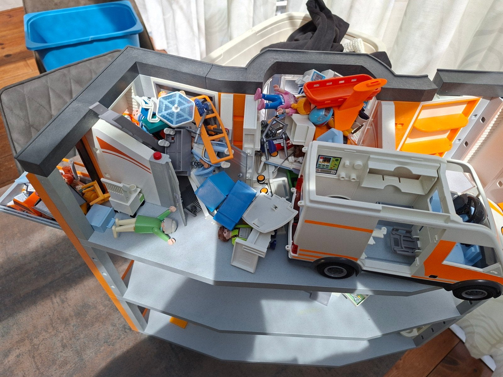 playmobil ziekenhuis te koop, Ophalen of Verzenden, Gebruikt, Losse onderdelen