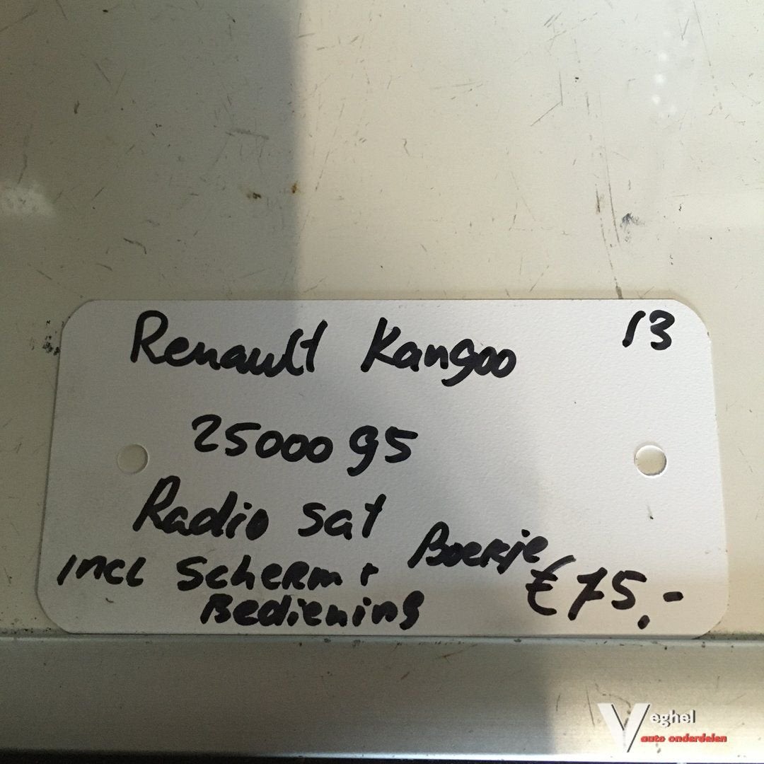 Renault Kangoo 1.5 dci ( Achterklep ) 2013 2500095  Radio Sa