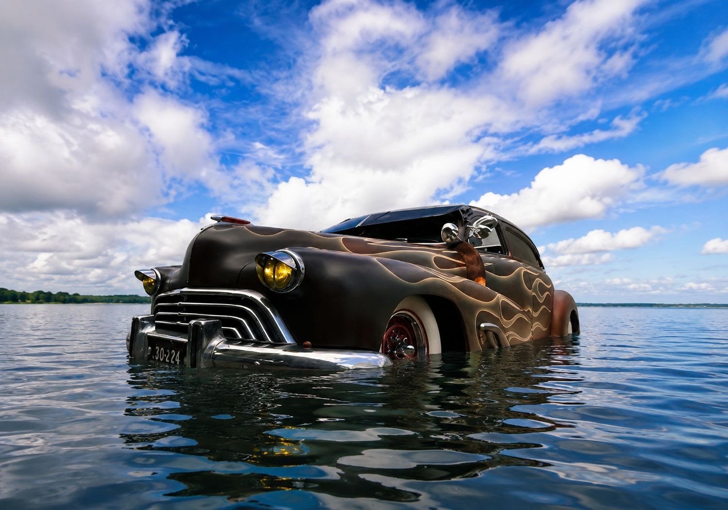 Oldsmobile 76-HYDROMATIC-DRIVE 1946 Bruin, foto 3
