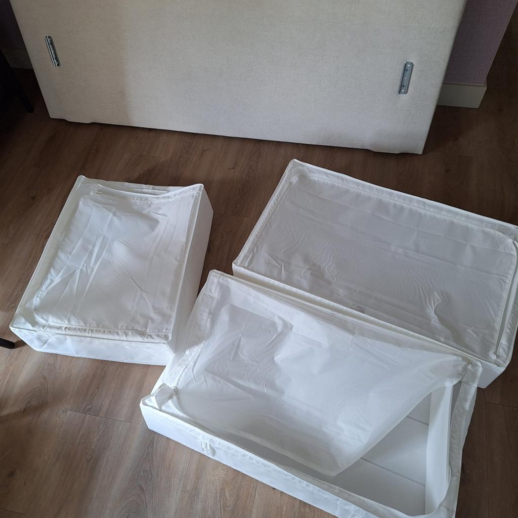 Ikea SKUBB opbergtassen, 3 stuks, Ophalen, Eenpersoons, Hout, 70 cm of minder