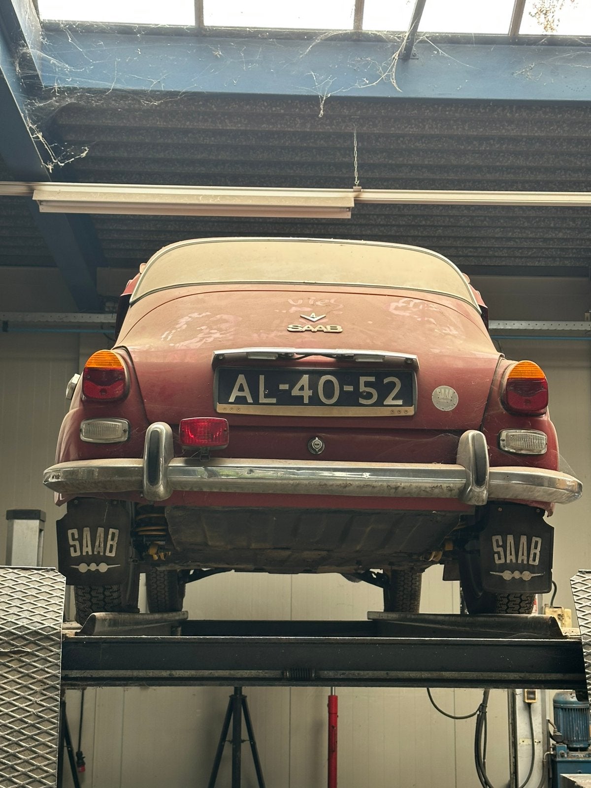 Saab 96 1.5 V4 1970 Rood, Auto's, Saab, 1498 cc, 4 cilinders, Handgeschakeld, Particulier