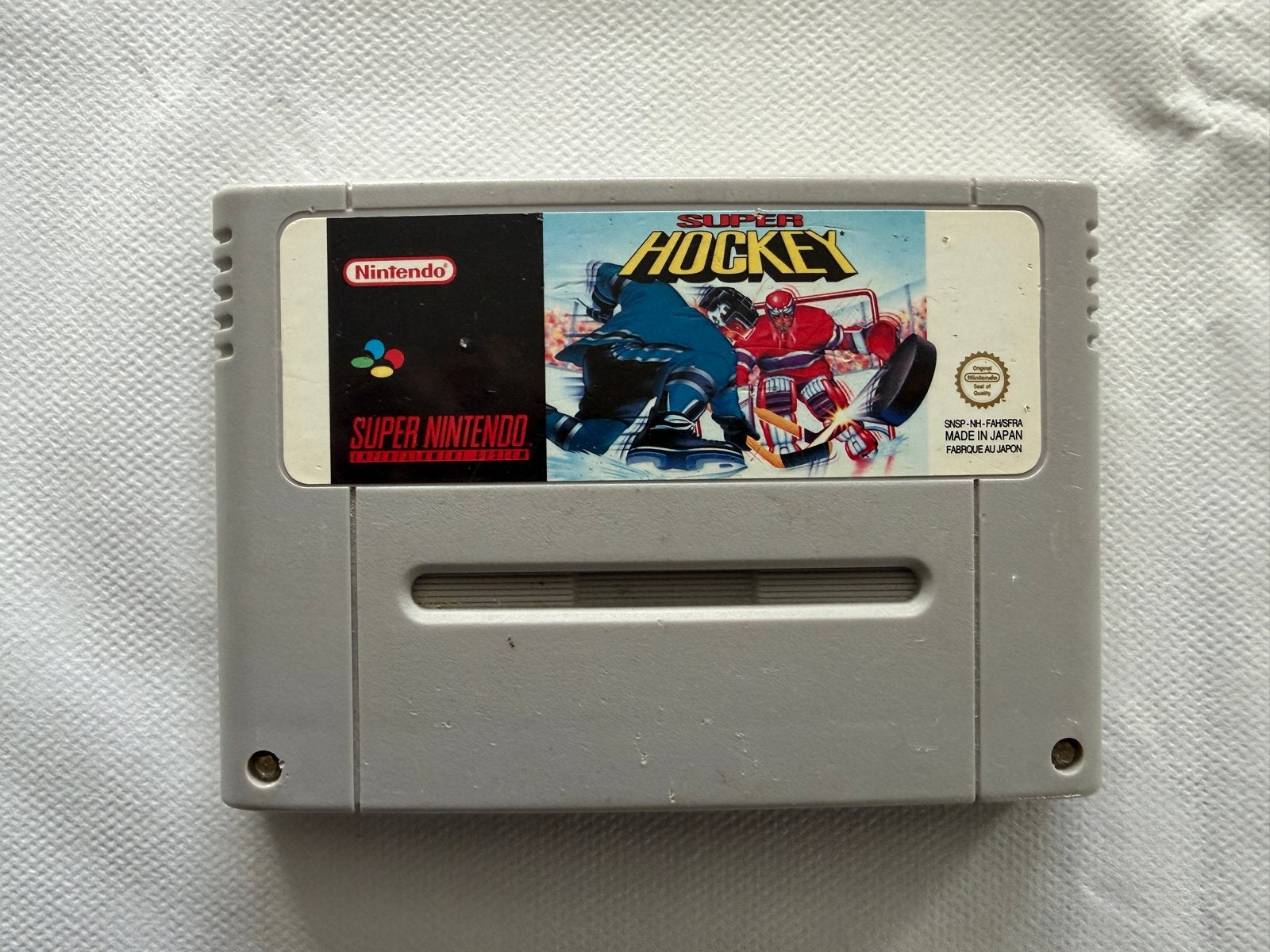 Super Hockey SNES (Super Nintendo) - Japanse Import, Ophalen of Verzenden, Gebruikt, Sport