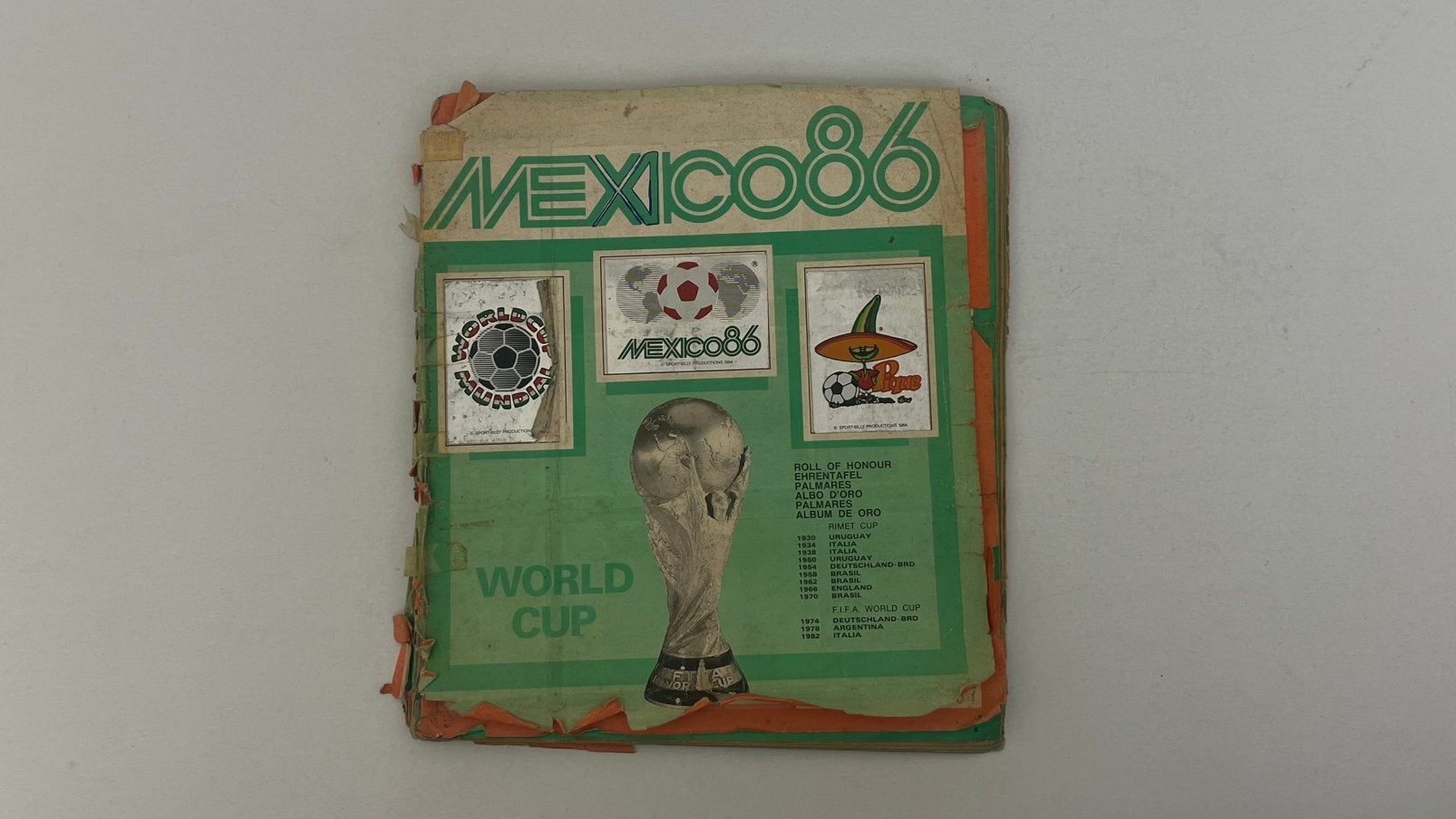 Originele PANINI MEXICO 86 WORLD CUP STICKER ALBUM WK, Ophalen of Verzenden, Gebruikt, Sport