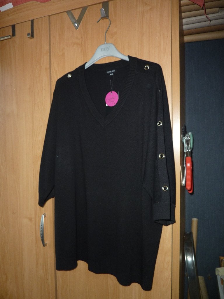 Exxcellent zwarte aparte trui maat 46 nieuw met prijsk, Verzenden, Nieuw, Maat 46/48 (XL) of groter, Zwart