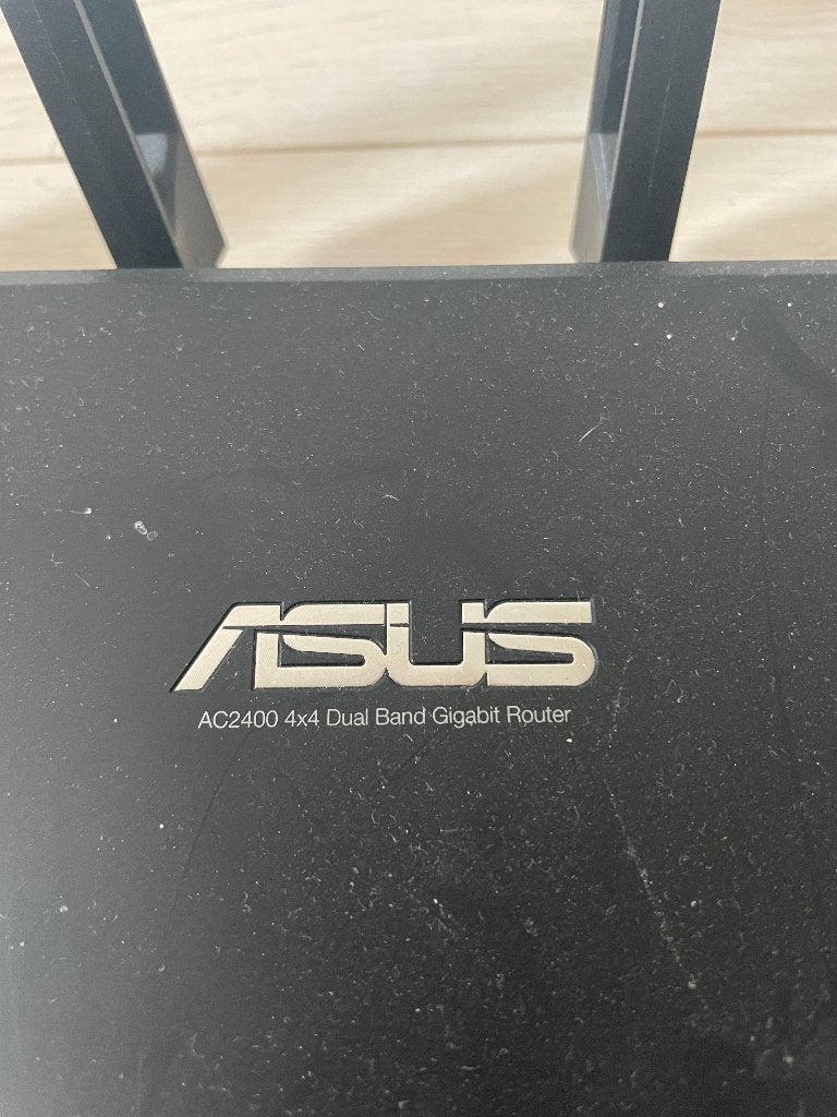 ASUS AC2400 4x4 Dual Band Gigabit Router, Computers en Software, Routers en Modems, Ophalen of Verzenden, Gebruikt, Router, ASUS