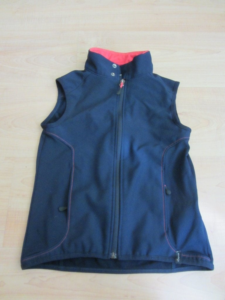 Donkerblauwe paardrijbodywarmer, Dieren en Toebehoren, Blauw, Gebruikt, Kinderen, Fouganza
