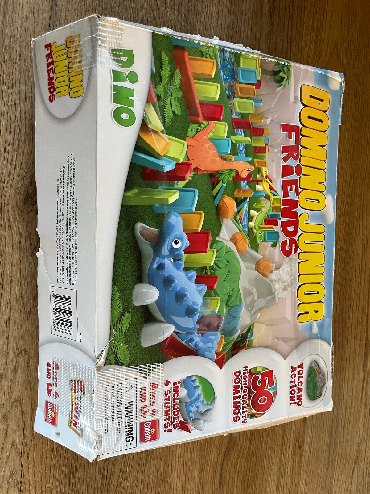 Domino Junior Friends Dino - Domino set voor kinderen, Kinderen en Baby's, Speelgoed | Overig, Ophalen of Verzenden, Gebruikt