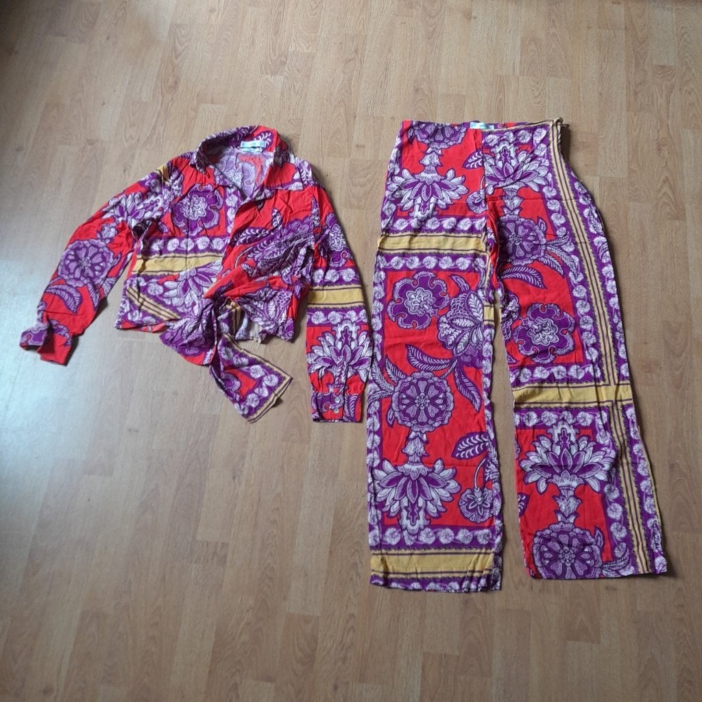 co ord set mango, ipekyol, yas, freequent broek, blouse top, Ophalen of Verzenden, Zo goed als nieuw, Maat 38/40 (M)