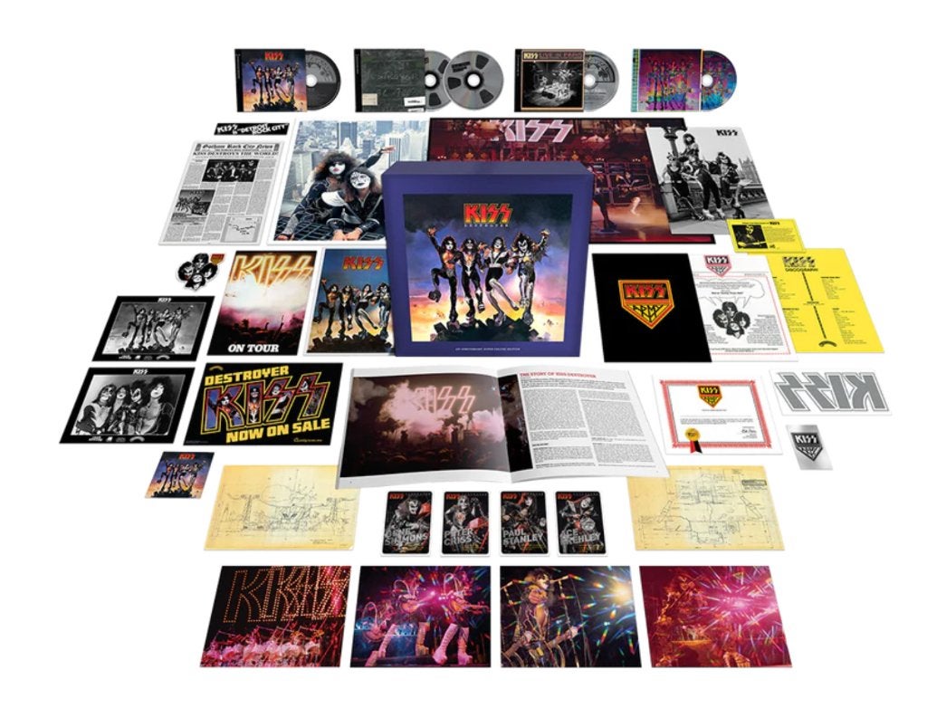 4Cd+BRDvd Kiss Destroyer SDE BoxSet Atmos NIEUW, Cd's en Dvd's, Ophalen of Verzenden, Nieuw in verpakking, Boxset, Inclusief boekje