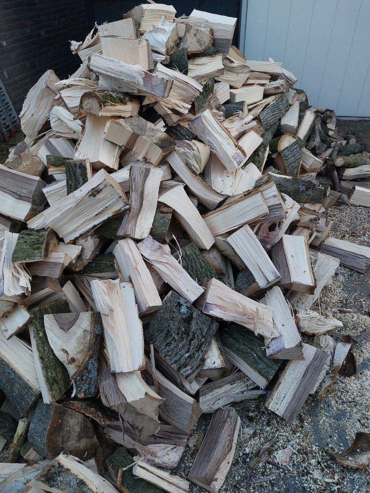 Droog haardhout gratis thuisbezorgd, Tuin en Terras, Haardhout, 6 m³ of meer, Ophalen of Verzenden