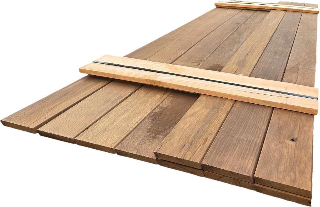Hardhouten Rhombus profiel 2.0x13.0 cm - nr: HP366, Tuin en Terras, Palen, Balken en Planken, Ophalen, Planken, Nieuw, Hardhout